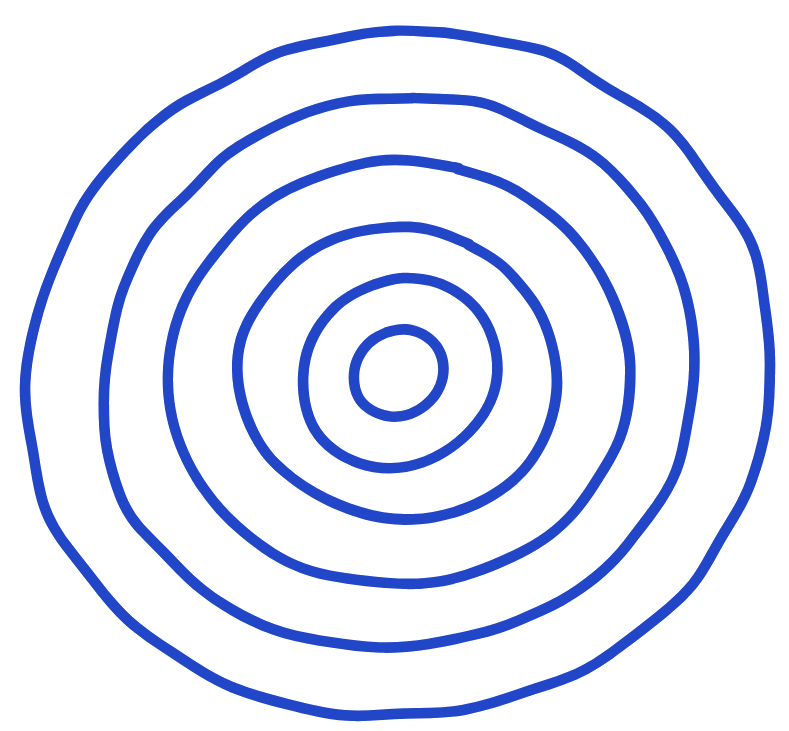 blue scribbles on white background