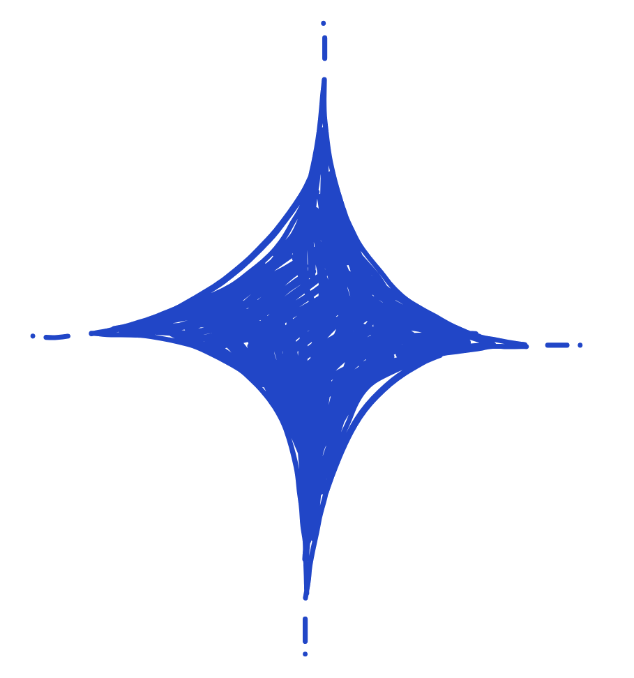 blue scribbles on white background