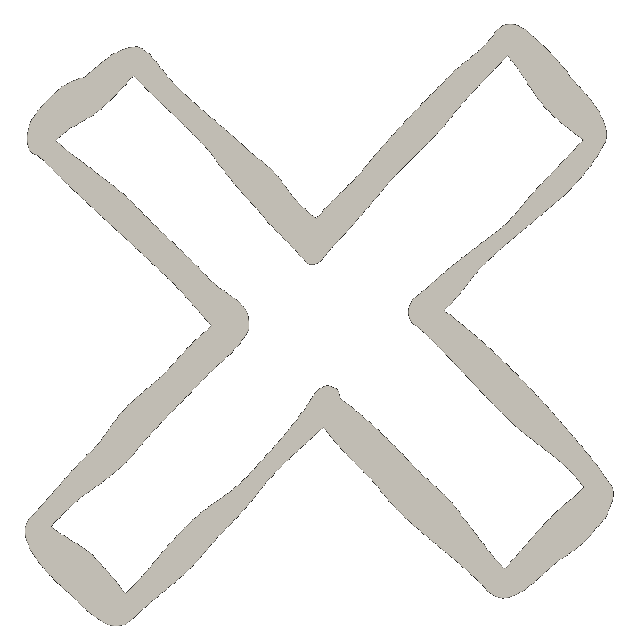 a white x sign
