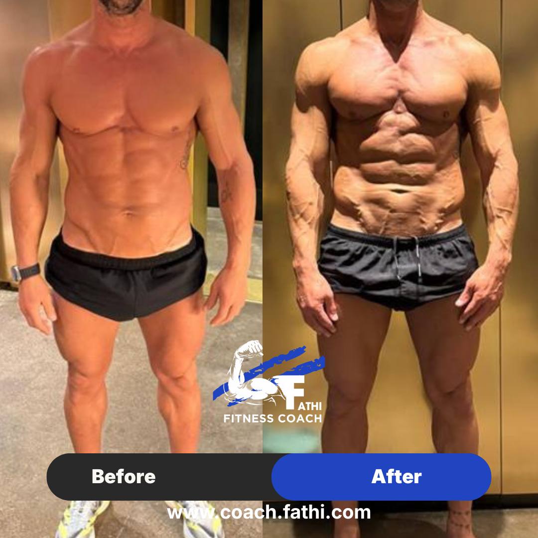 Client 1 image before and after