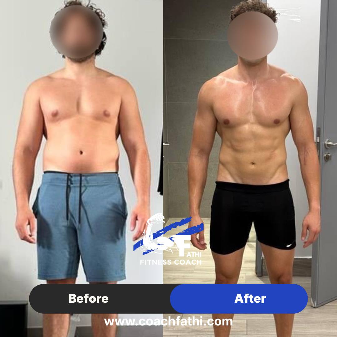 Client 6 image before and after