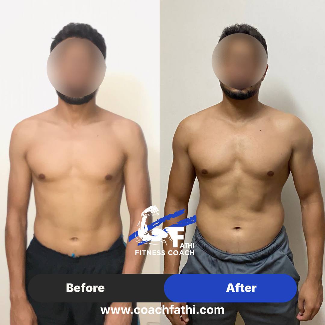 Client 7 image before and after