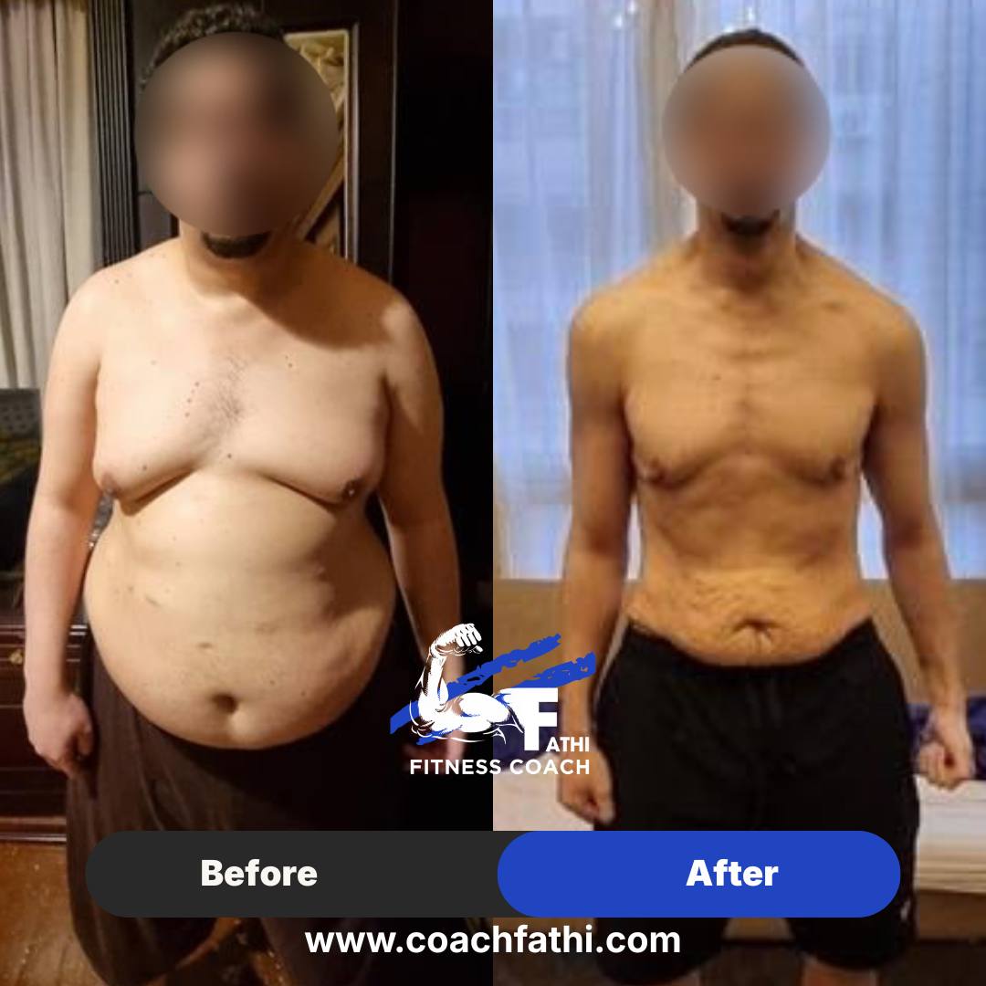 Client 8 image before and after