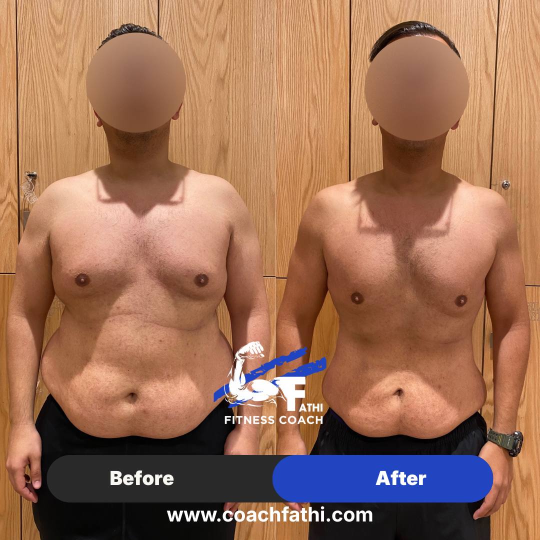 Client 9 image before and after